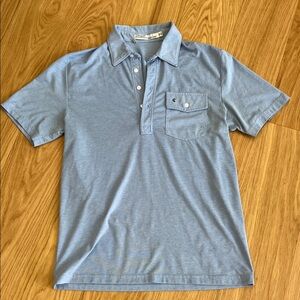 Criquet Men’s Performance Players Polo  Light Blue size S